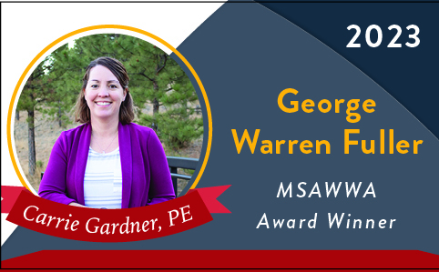 Carrie Gardner Wins MSAWWA Fuller Award!