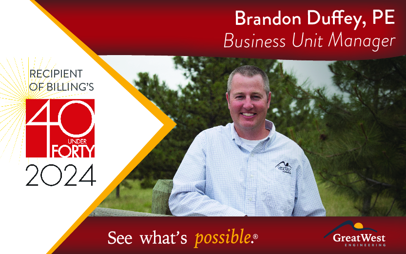 Brandon Duffey Named Recipient of 40 Under 40!