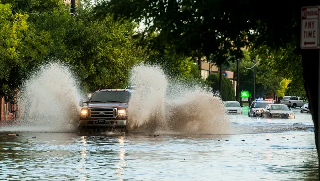 Flooding event in Great Falls, MT Photos courtesy of The Great Falls Tribune